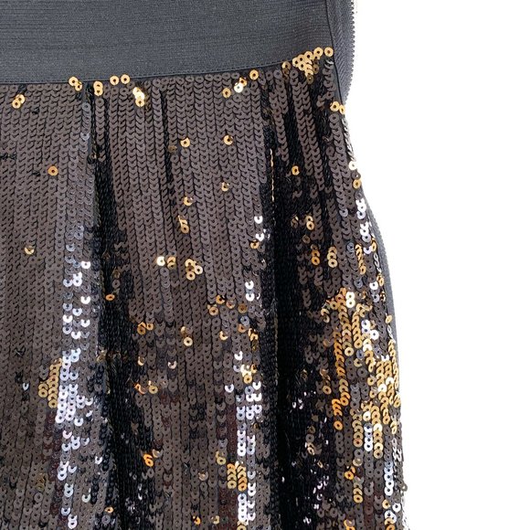 BEDO | Black Sequin Party Skirt - Picture 3 of 7